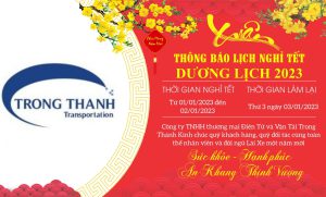 vantaibacninh.com nghỉ tết dương lịch 2023 vận tải bắc ninh